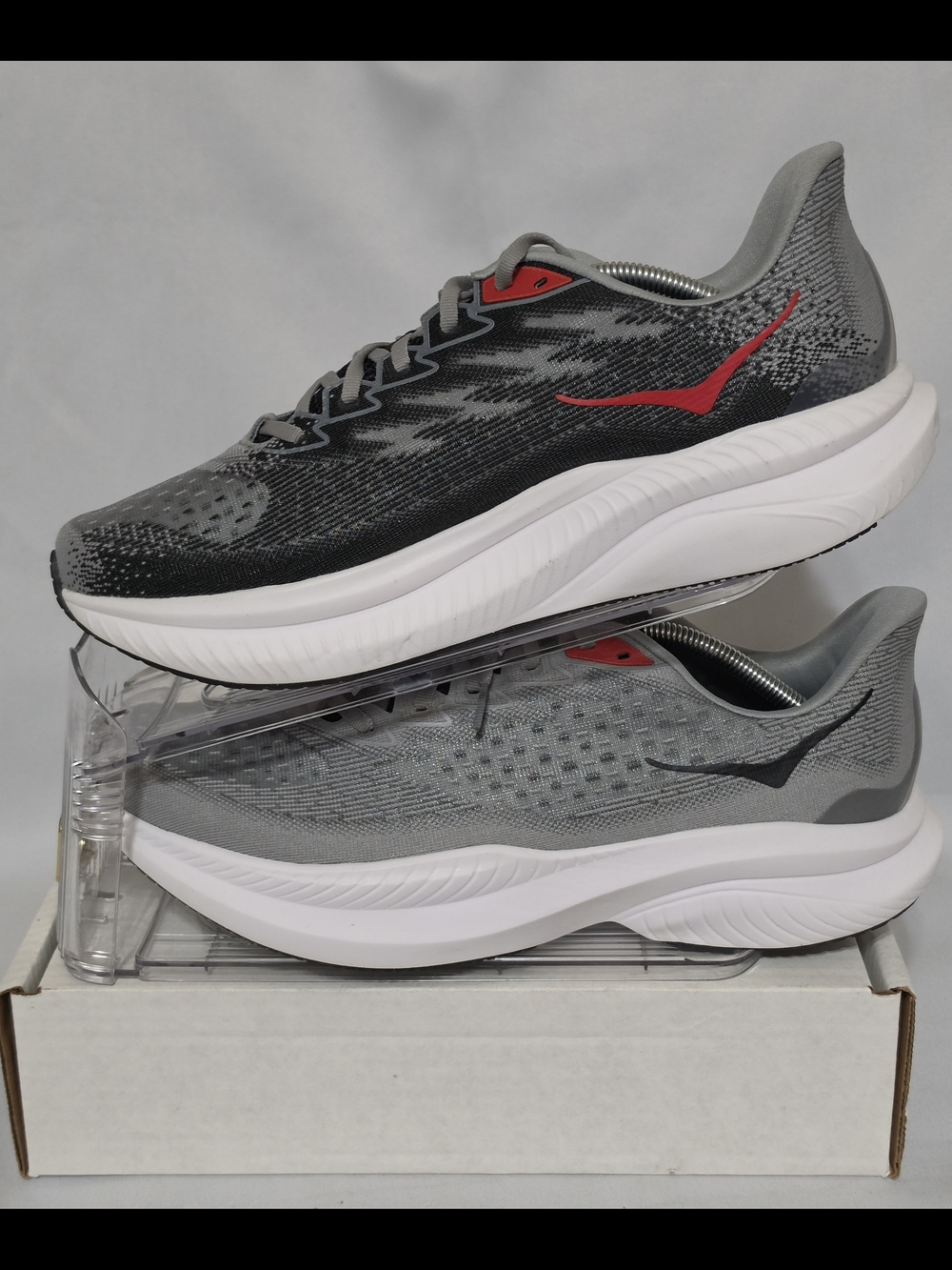 HOKA One Mach 6 LA 'Stellar Grey Running Shoes US Men Size 12.5 (NWOT) - Picture 3 of 11